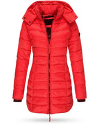 CT|Damen Winterjacke mit Kapuze und Wattierung