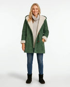 CT|Damen Winterjacke mit Kapuze und Seitentaschen