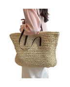 CT|Damen geräumige Strandtasche mit texturiertem Design