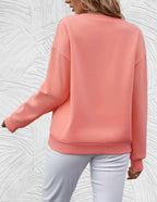 CT|Oversized Damen-Sweater mit Rundhalsausschnitt