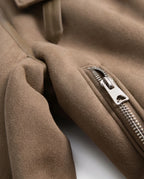CT|Damen Taillierte Wildlederjacke mit Warmer Fütterung