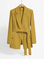 CT|Damen Eleganter Gürtelblazer