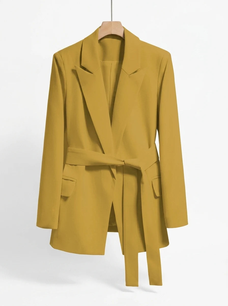 CT|Damen Eleganter Gürtelblazer