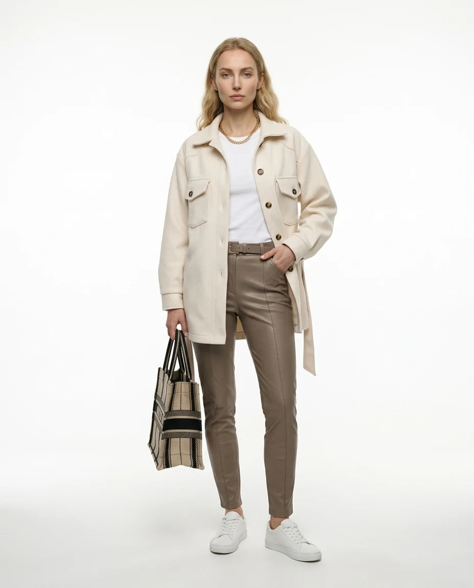 CT|Woll-Look Damenjacke im Sophie Stil