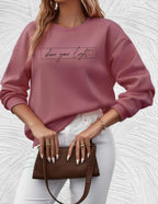 CT|Oversized Damen-Sweater mit Rundhalsausschnitt