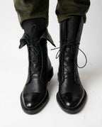 CT|Herbstliche Vintage Damen Stiefeletten mit Öko-Leder