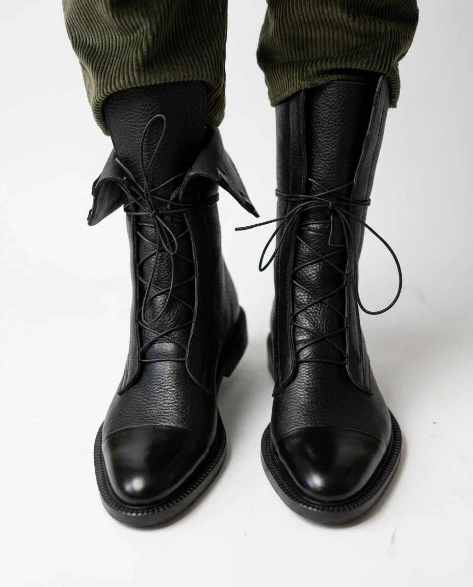 CT|Herbstliche Vintage Damen Stiefeletten mit Öko-Leder