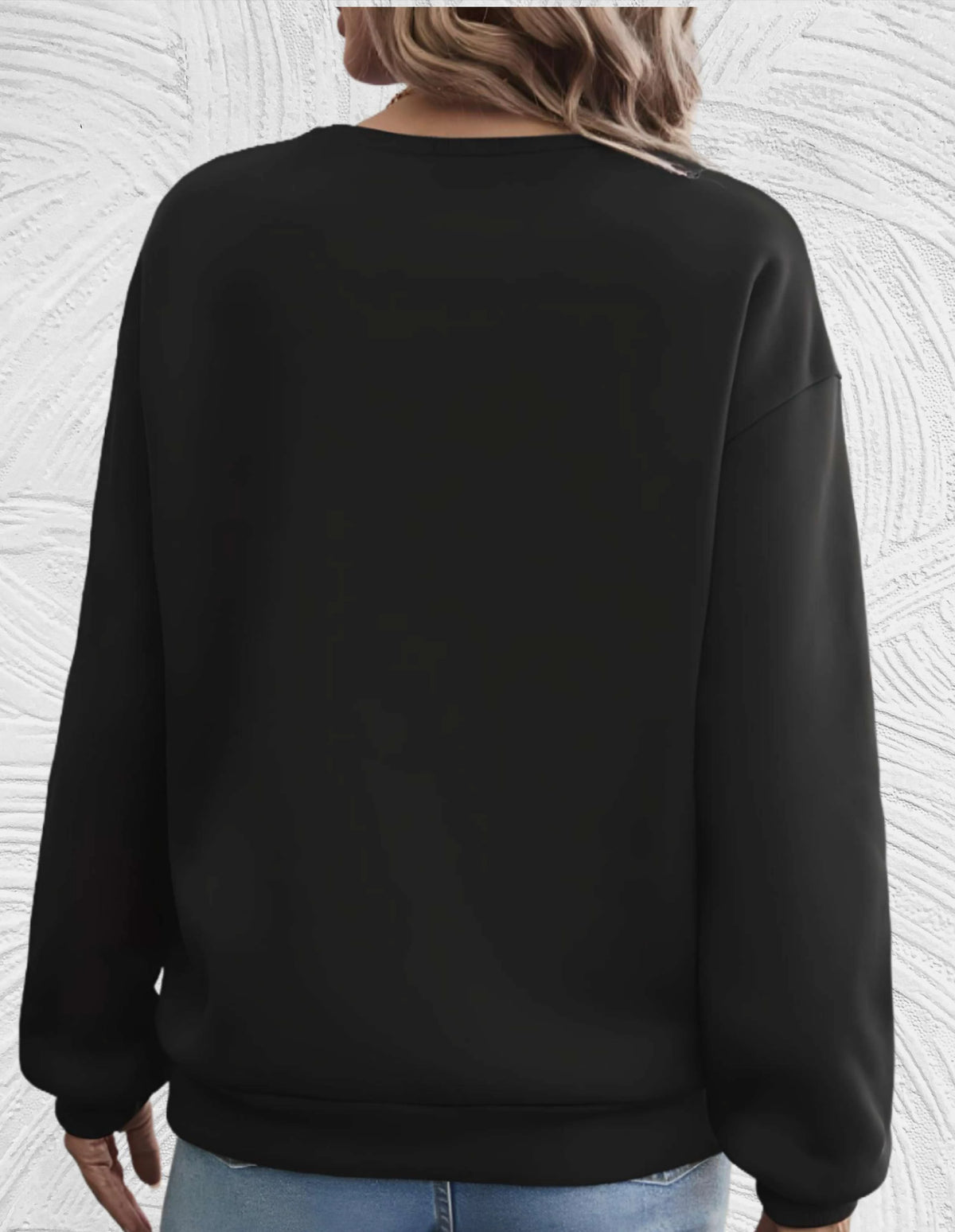CT|Oversized Damen-Sweater mit Rundhalsausschnitt