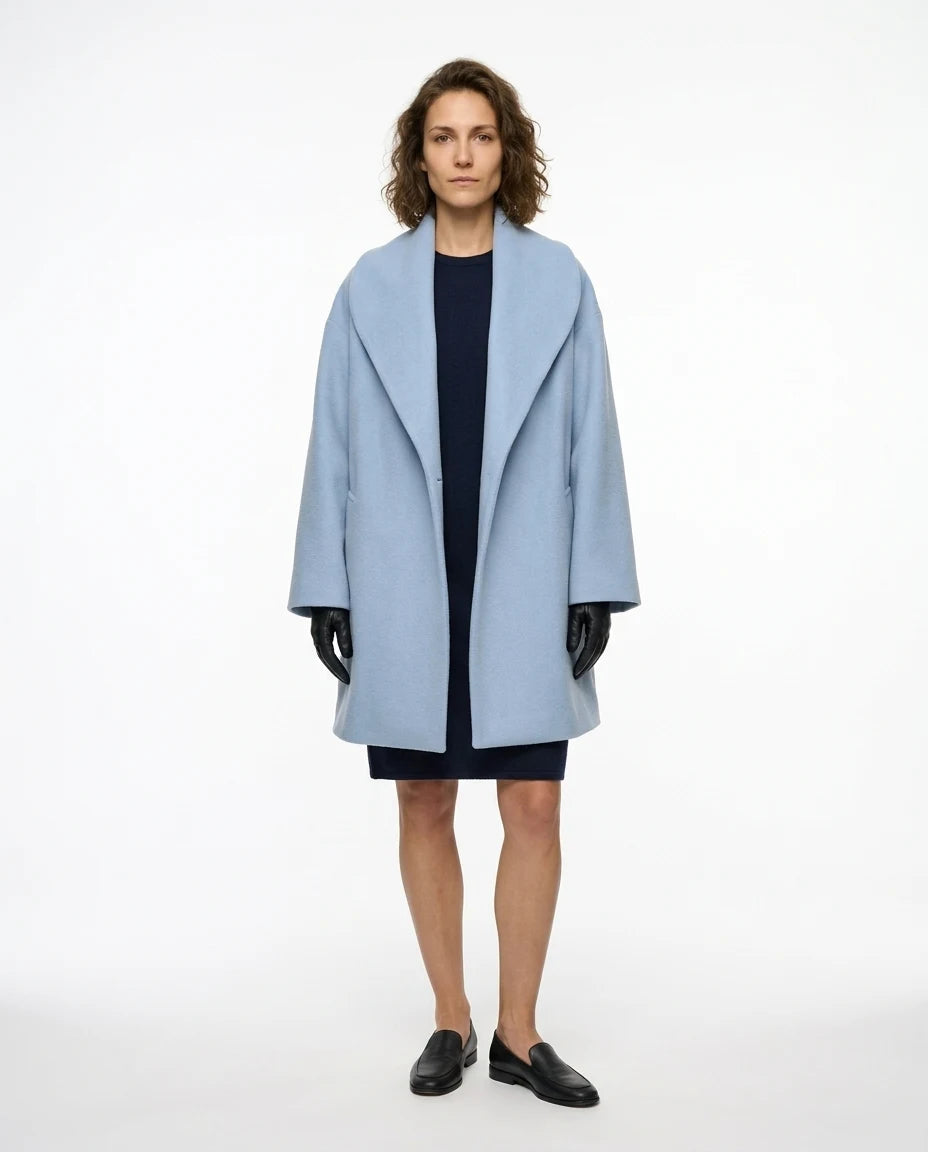 CT|Eleganter Damen-Herbstmantel mit geradem Schnitt