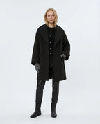 CT|Oversized Mantel mit Breitem Revers