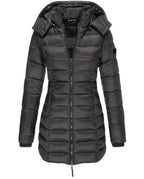 CT|Damen Winterjacke mit Kapuze und Wattierung