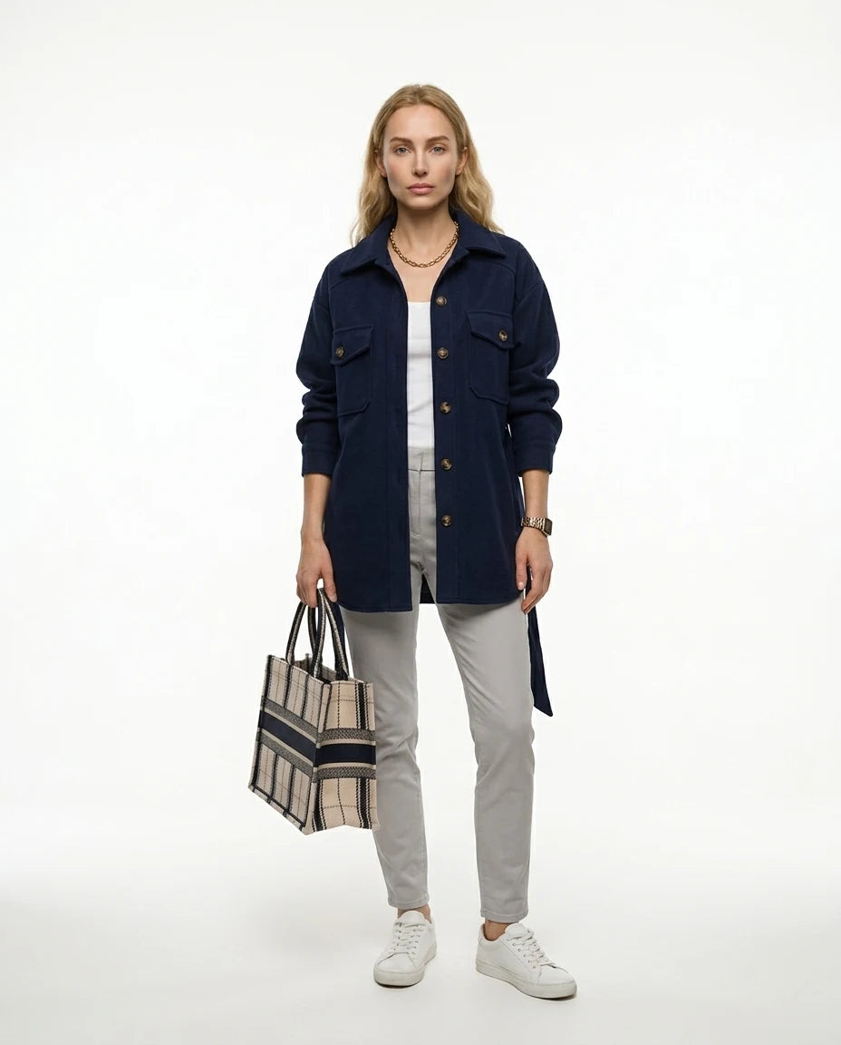 CT|Woll-Look Damenjacke im Sophie Stil