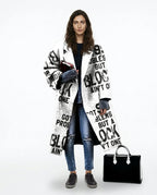 CT|Langer Damen Oversized Wollmantel