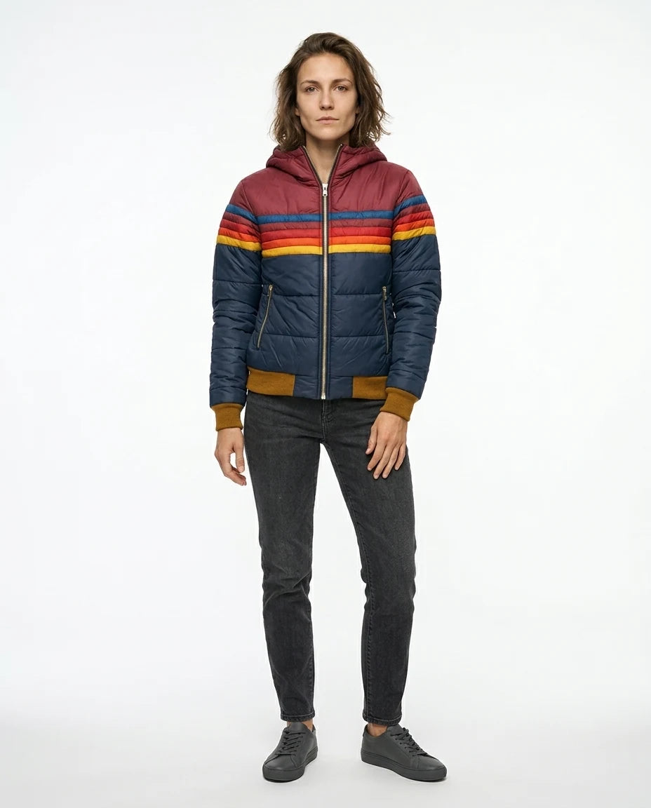 CT|Damen Wasserdichte Winterjacke mit Kapuze
