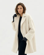 CT|Eleganter Damen-Herbstmantel mit geradem Schnitt