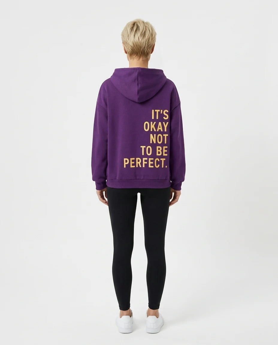 CT|Regular Fit Hoodie with Statement Back Print