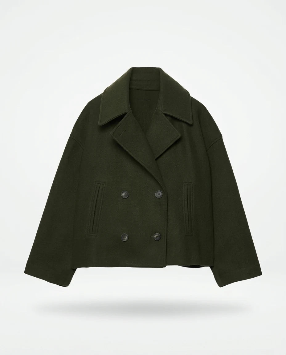 CT|Eleganter Damen Kurzmantel mit flatternder Passform