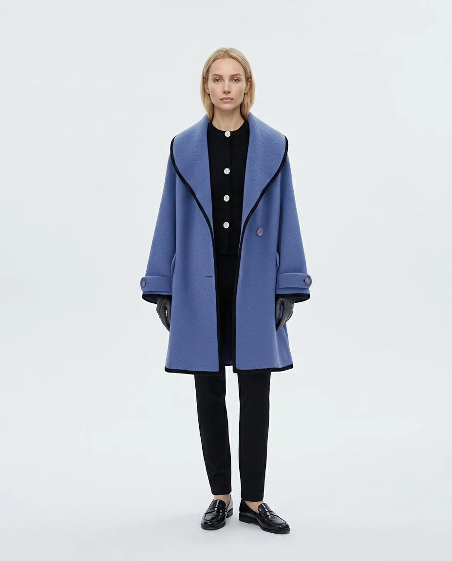 CT|Oversized Mantel mit Breitem Revers