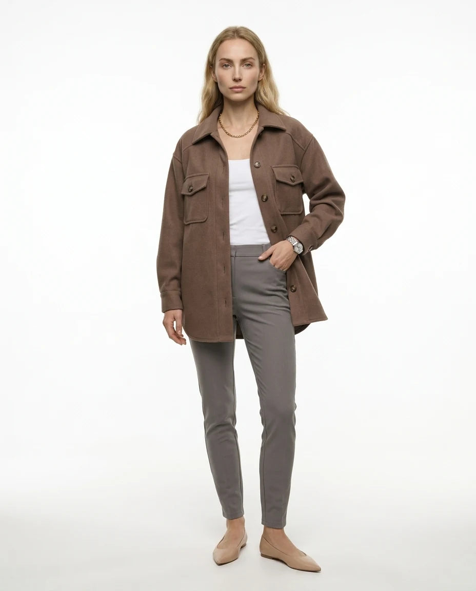 CT|Woll-Look Damenjacke im Sophie Stil