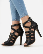 CT|Gladiator Sandale mit Stilettoabsatz für Damen