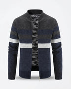 CT|Gestreifter Strickpullover mit sportlichem Design