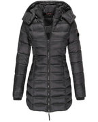 CT|Damen Winterjacke mit Kapuze und Daunenfüllung