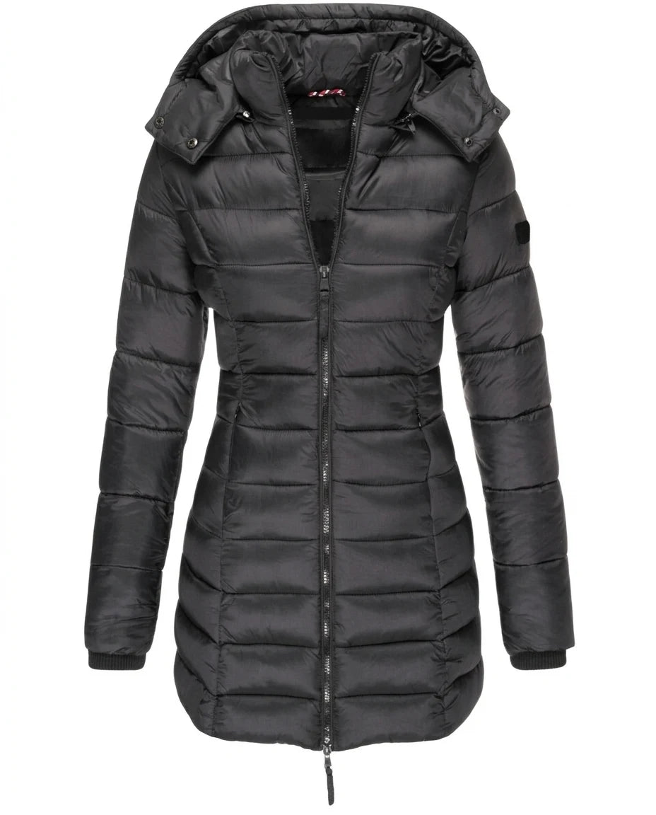 CT|Damen Winterjacke mit Kapuze und Daunenfüllung