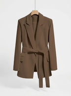 CT|Damen Eleganter Gürtelblazer