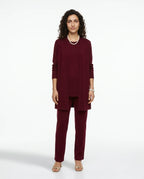 CT|Damen Dreiteiliges Set mit Offener Strickjacke