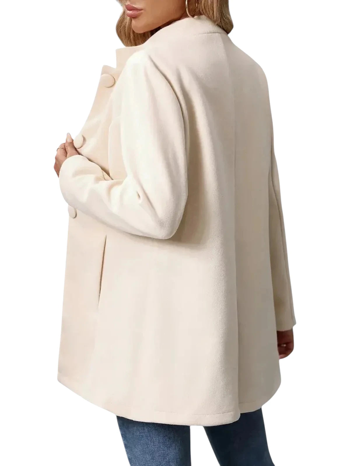 Leona | Damen Wintermantel mit Knöpfen