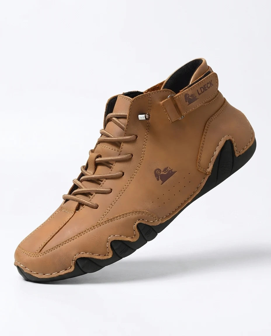 CT|Herren Leder Barfußschuhe mit Flexiblem Design