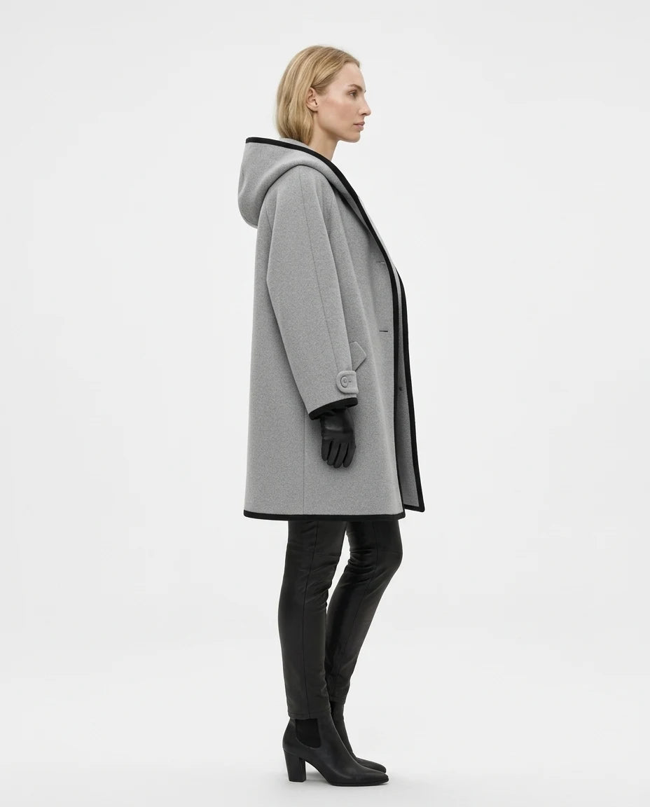 CT|Oversized Mantel mit Breitem Revers