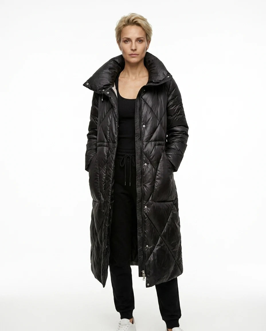 CT|Damen Stepp-Parkajacke mit Rippbündchen