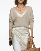 CT|Elegantes Damen Midikleid-Set mit Strickjacke
