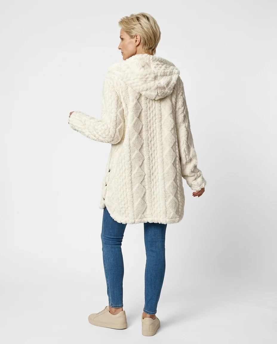 CT|Damen Kapuzenjacke mit Struktur für den Frühling