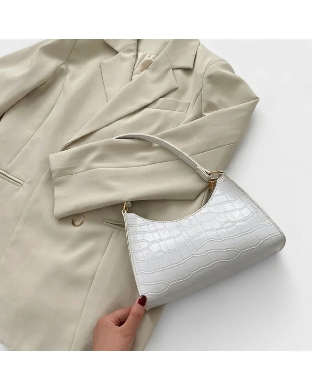 CT|Damen Ikonische Klassische Schultertasche