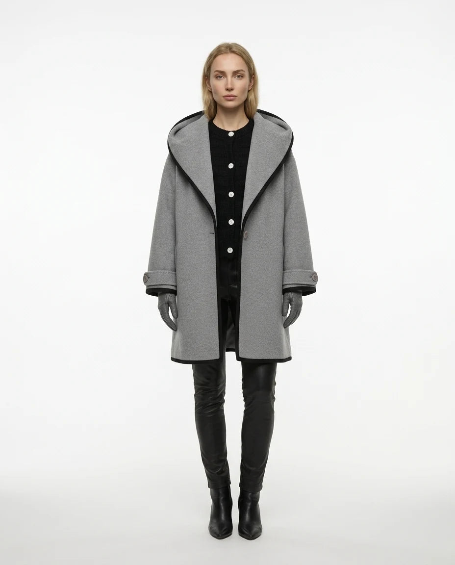 CT|Oversized Mantel mit Breitem Revers