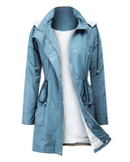 CT|Damen Windjacke mit Abnehmbarer Kapuze