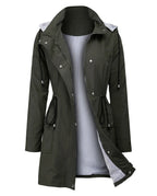 CT|Damen Windjacke mit Abnehmbarer Kapuze
