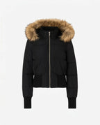CT|Damen Gesteppte Winterjacke mit Kunstfellkragen