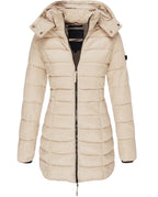 CT|Damen Winterjacke mit Kapuze und Daunenfüllung