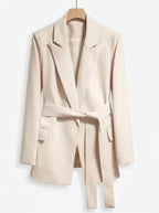 CT|Damen Eleganter Gürtelblazer