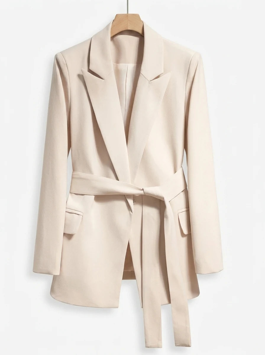 CT|Damen Eleganter Gürtelblazer