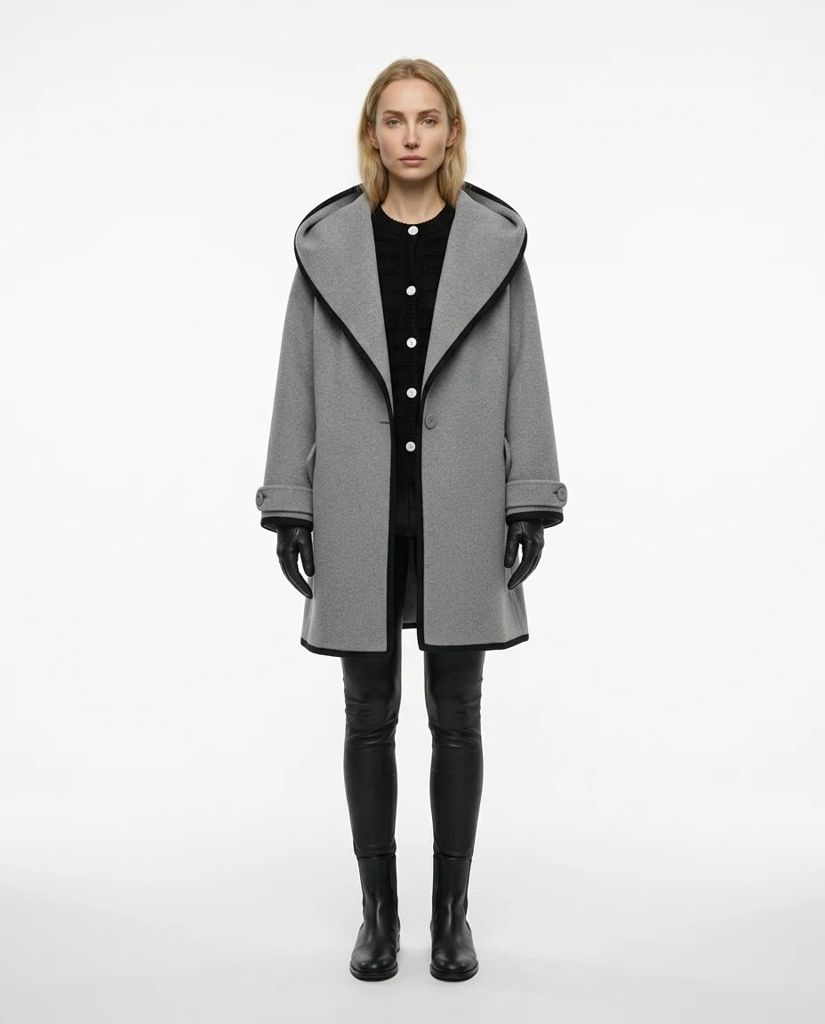 CT|Oversized Mantel mit Breitem Revers