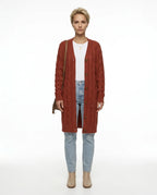 CT|Damenstrickjacke mit Taschen und Knopfverschluss