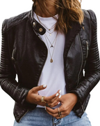 Mira | Damen Jacke im Leder-Look