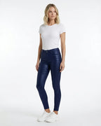MARCFRANCOIS|Blau Jesse | Damen Skinny Hose Stretch Schmal, Vorderansicht