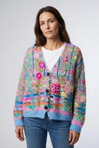 Marlise | Damen Cardigan mit farbenfrohem Muster