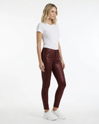 MARCFRANCOIS|Rot Jesse | Damen Skinny Hose Stretch Schmal, Vorderansicht