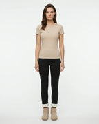 MARCFRANCOIS|Schwarz Hannah | Damen Thermo Leggings Gefüttert, Vorderansicht